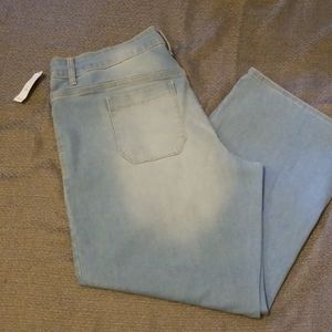 Old Navy flare cropped jean